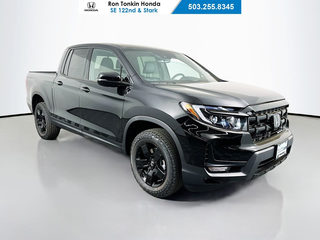 Black 2026 Honda Ridgeline Black Edition AWD Pickup Truck All-Wheel Drive 9-Speed Automatic