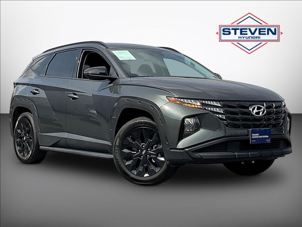 Amazon Gray 2023 Hyundai Tucson SUV / Crossover All-Wheel Drive 8-Speed Automatic