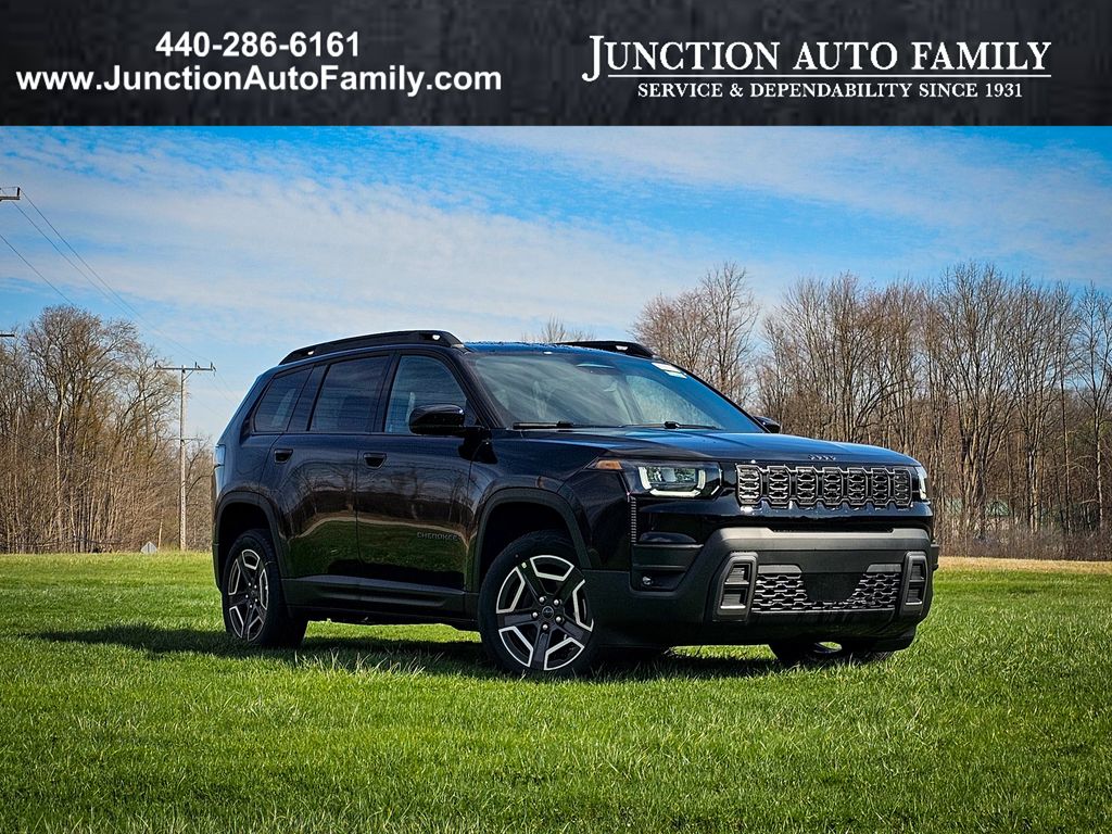 Diamond Black Crystal Pearlcoat 2026 Jeep Cherokee Limited 4WD SUV / Crossover Four-Wheel Drive Continuously Variable Transmission