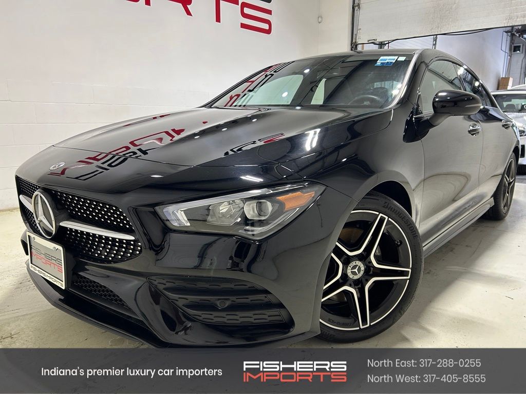 Black 2023 Mercedes-Benz CLA Coupe All-Wheel Drive 7-Speed Automatic