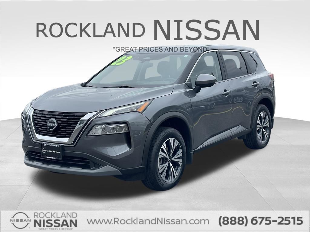 Gray (Gun Metallic) 2023 Nissan Rogue SV AWD SUV / Crossover All-Wheel Drive Continuously Variable Transmission
