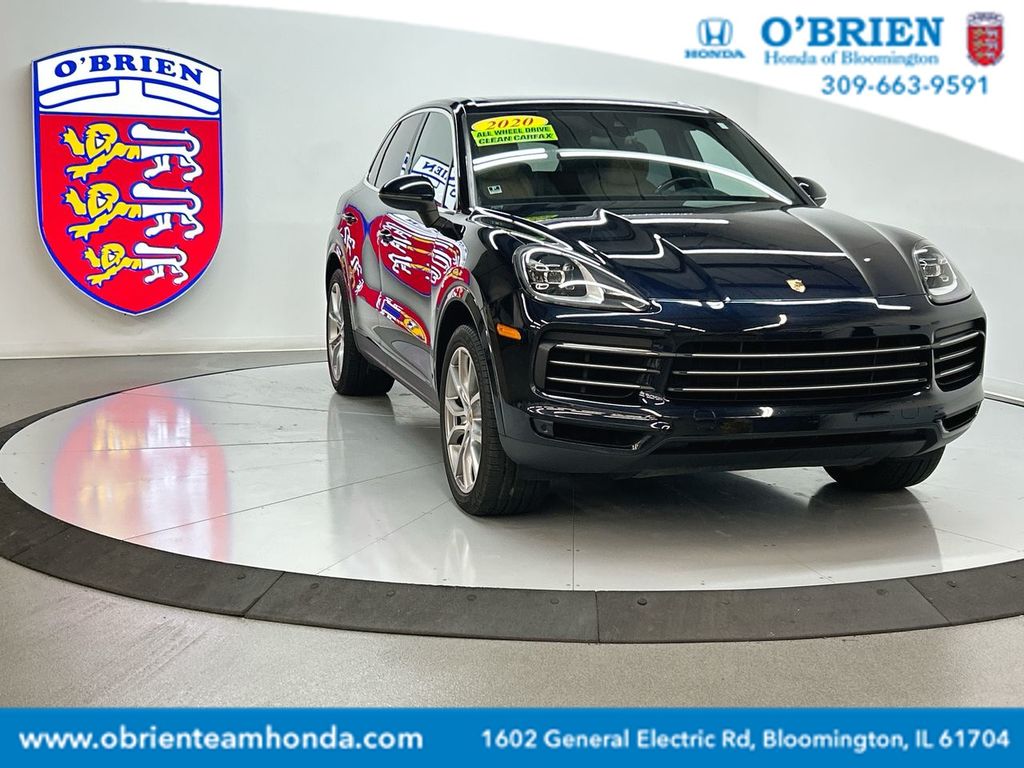 Black 2020 Porsche Cayenne AWD SUV / Crossover All-Wheel Drive 8-Speed Automatic