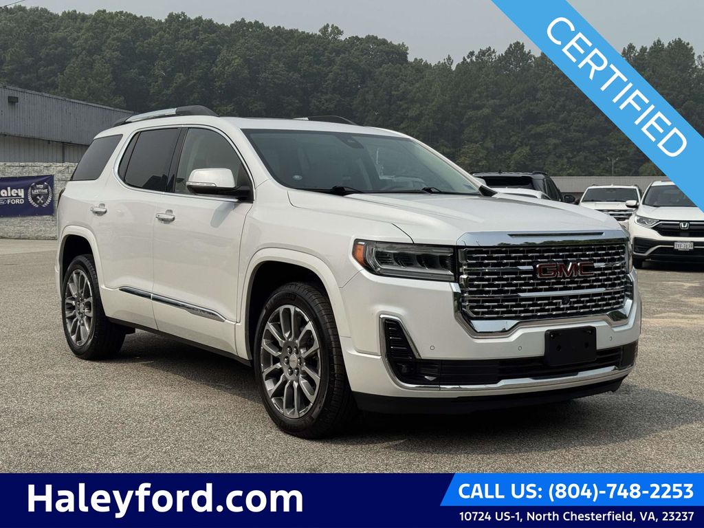 White Frost Tricoat 2023 GMC Acadia SUV / Crossover Front-Wheel Drive 9-Speed Automatic