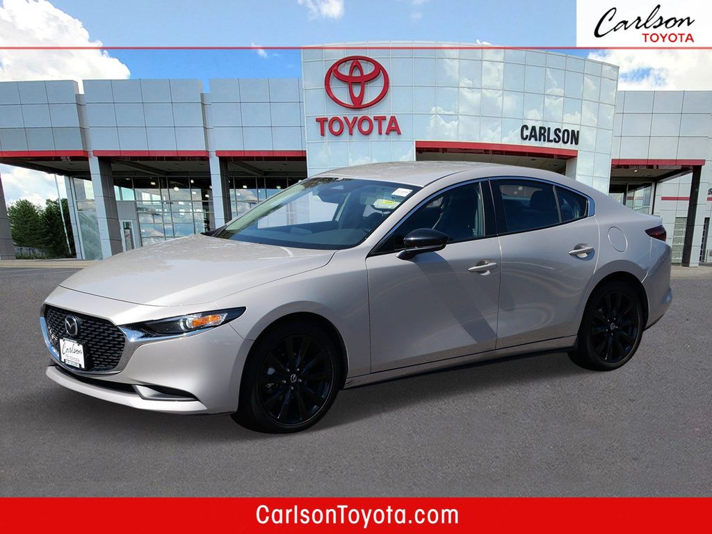 Gray (Platinum Quartz Metallic) 2025 Mazda MAZDA3 Sedan Front-Wheel Drive 6-Speed Automatic