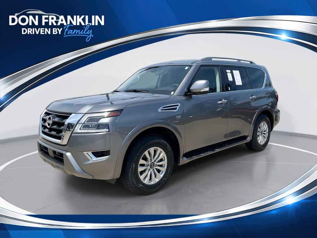 Gray (Gun Metallic) 2022 Nissan Armada SUV / Crossover Four-Wheel Drive 7-Speed Automatic