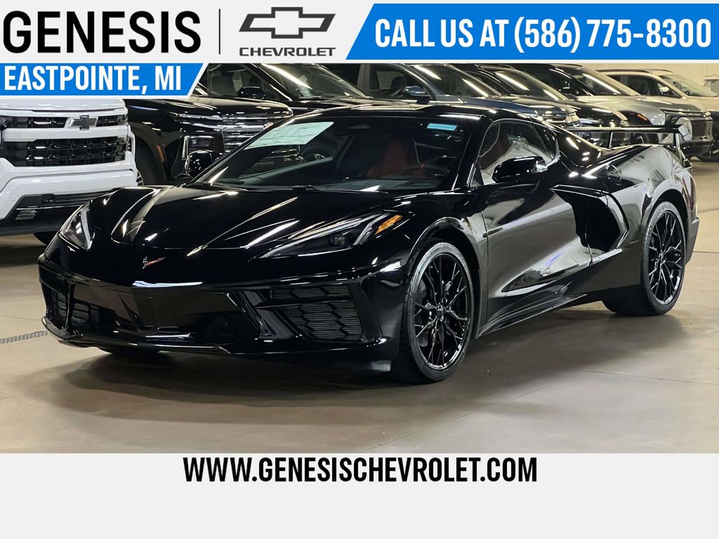 Black 2027 Chevrolet Corvette Coupe Rear-Wheel Drive 8-Speed Dual Clutch