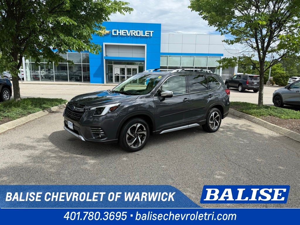 Gray Metallic 2022 Subaru Forester SUV / Crossover All-Wheel Drive Continuously Variable Transmission