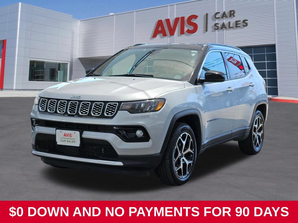 Silver Zynith Metallic Clearcoat 2025 Jeep Compass SUV / Crossover Four-Wheel Drive 8-Speed Automatic