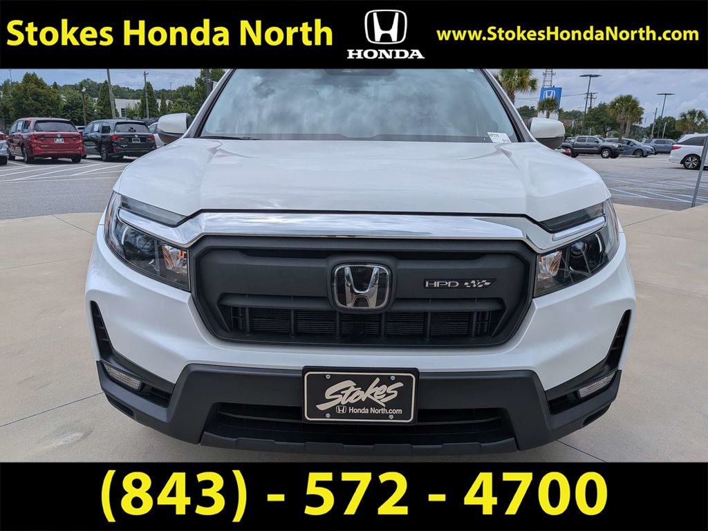 2025 Honda Ridgeline RTL White at Stokes Honda North