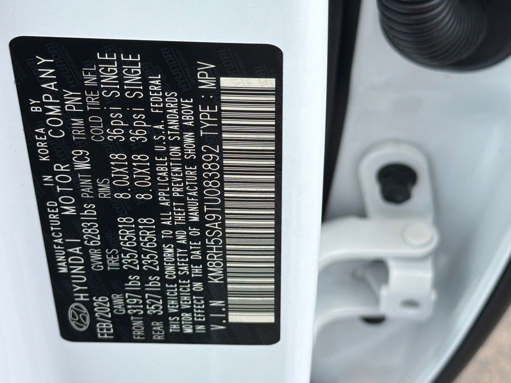 New 2026 White Hyundai Blue SEL Premium image 35