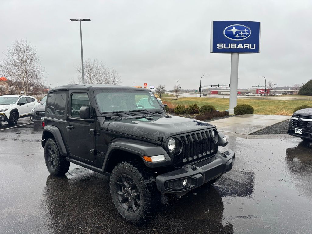 Black Clearcoat 2022 Jeep Wrangler Willys 4WD SUV / Crossover Four-Wheel Drive 8-Speed Automatic
