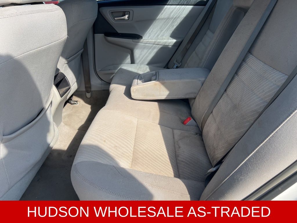 2015 White Toyota Camry LE FWD Sedan