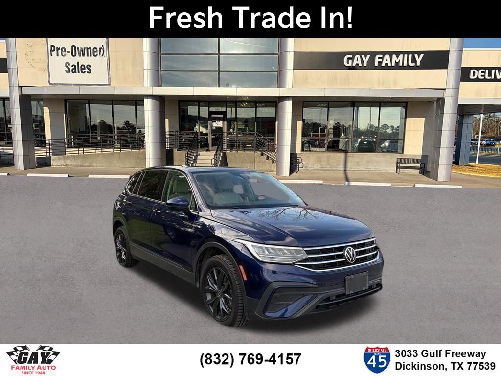 Gray 2023 Volkswagen Tiguan SE FWD SUV / Crossover Front-Wheel Drive 8-Speed Automatic