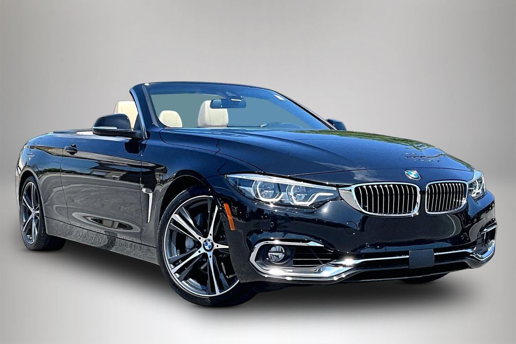Black Sapphire Metallic 2020 BMW 4 Series 440i Convertible RWD Convertible Rear-Wheel Drive 8-Speed Automatic