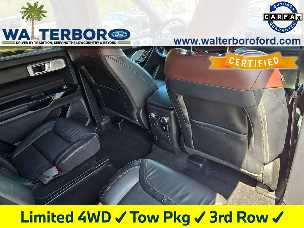 2022 Ford Explorer Platinum White at Stokes Volkswagen