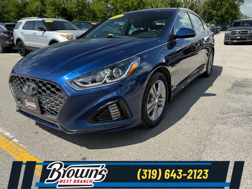 Lakeside Blue 2019 Hyundai Sonata Sedan Front-Wheel Drive 6-Speed Automatic