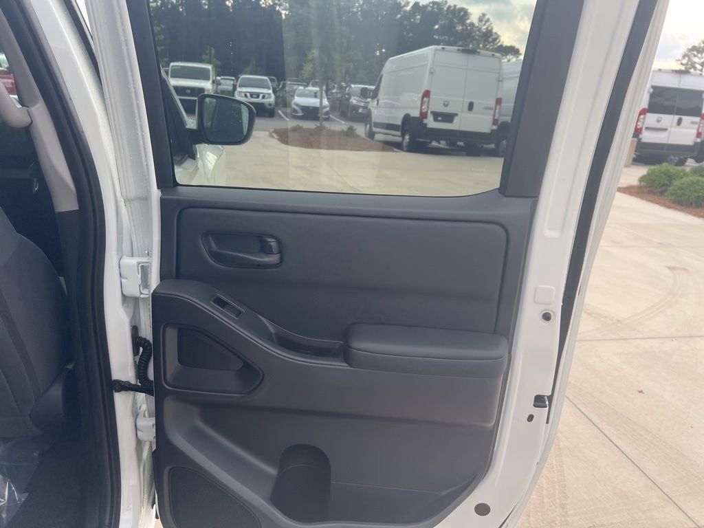 2025 Glacier White Nissan Frontier S 4X4 Truck
