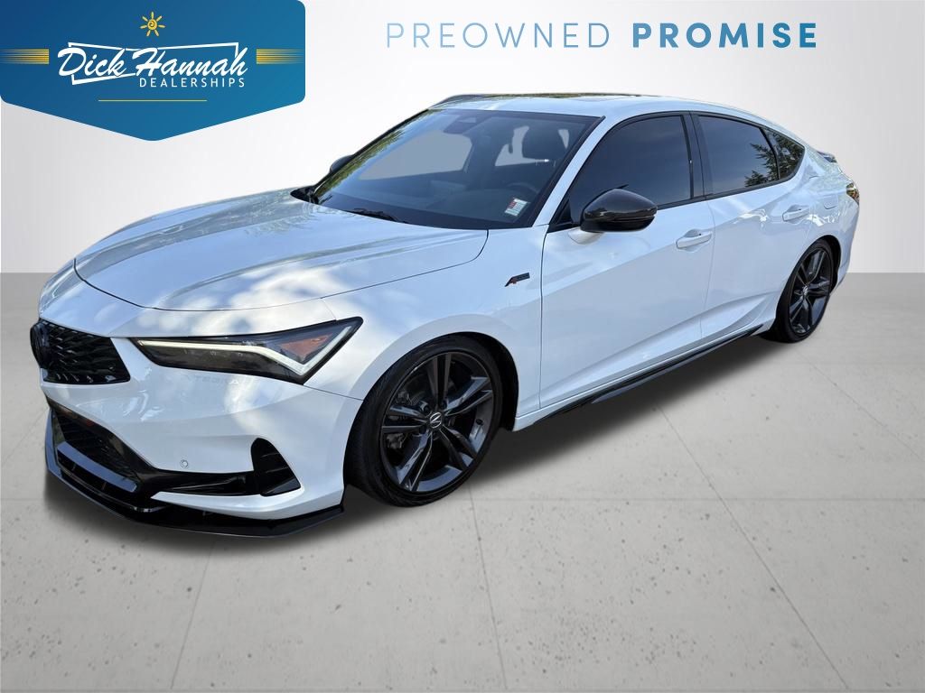 Platinum White Pearl 2023 Acura Integra Sedan Front-Wheel Drive 6-Speed Manual