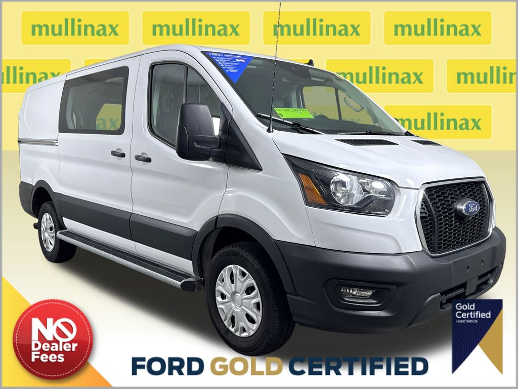 Oxford White 2025 Ford Transit Cargo Van Rear-Wheel Drive