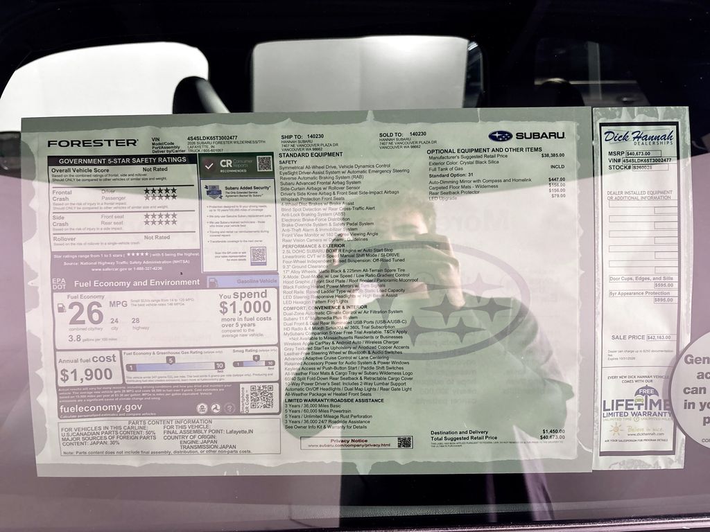 2026 Subaru Forester Wilderness