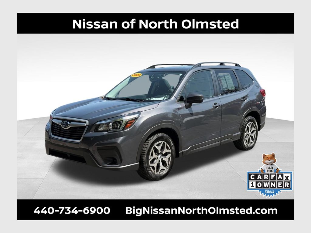 Gray Metallic 2020 Subaru Forester SUV / Crossover All-Wheel Drive Continuously Variable Transmission