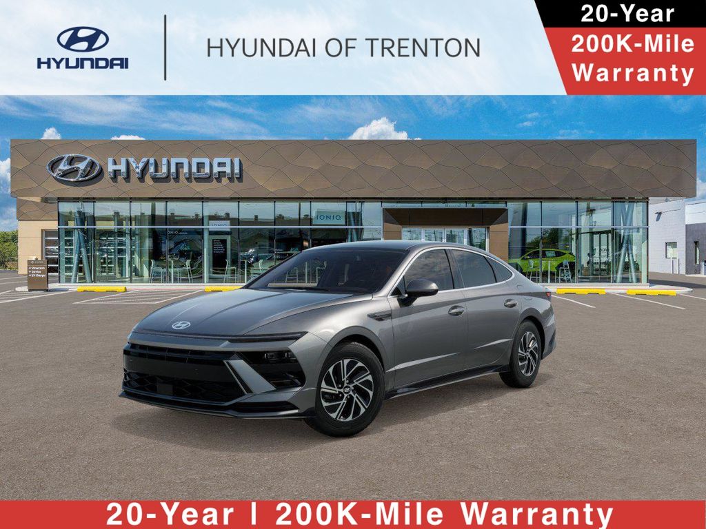 Portofino Gray 2026 Hyundai Sonata Hybrid Sedan Front-Wheel Drive 6-Speed Automatic