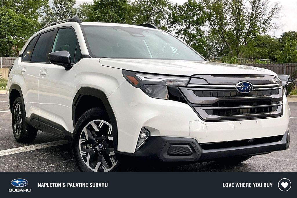 Crystal White Pearl 2026 Subaru Forester SUV / Crossover All-Wheel Drive Continuously Variable Transmission