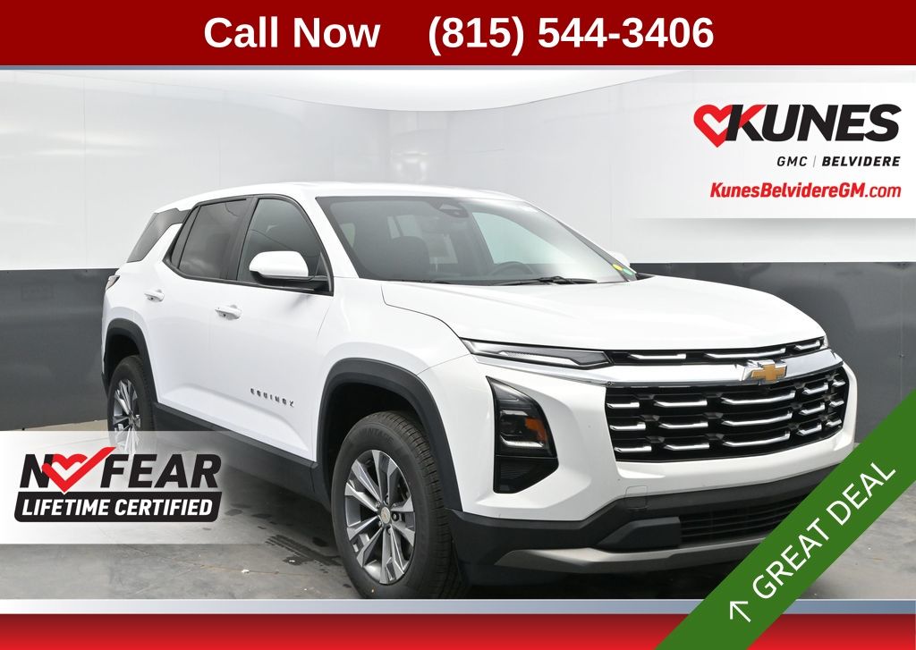 Summit White 2025 Chevrolet Equinox SUV / Crossover Four-Wheel Drive 8-Speed Automatic