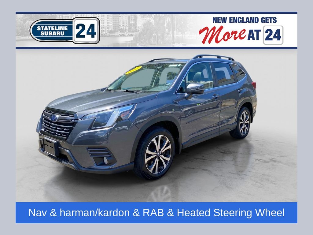 Gray Metallic 2023 Subaru Forester SUV / Crossover All-Wheel Drive Continuously Variable Transmission