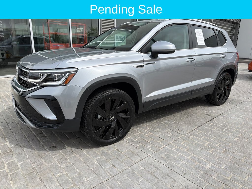 Pyrite Silver Metallic 2024 Volkswagen Taos SUV / Crossover All-Wheel Drive 7-Speed Dual Clutch