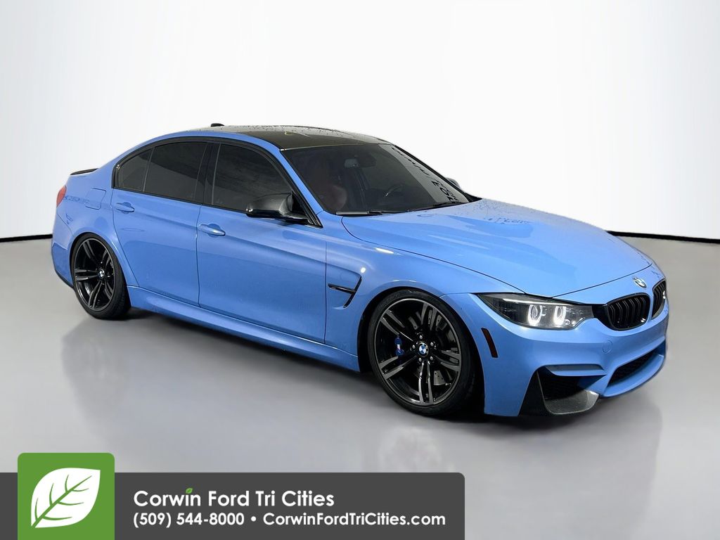 Marina Blue 2016 BMW M3 Sedan RWD Sedan Rear-Wheel Drive Automatic