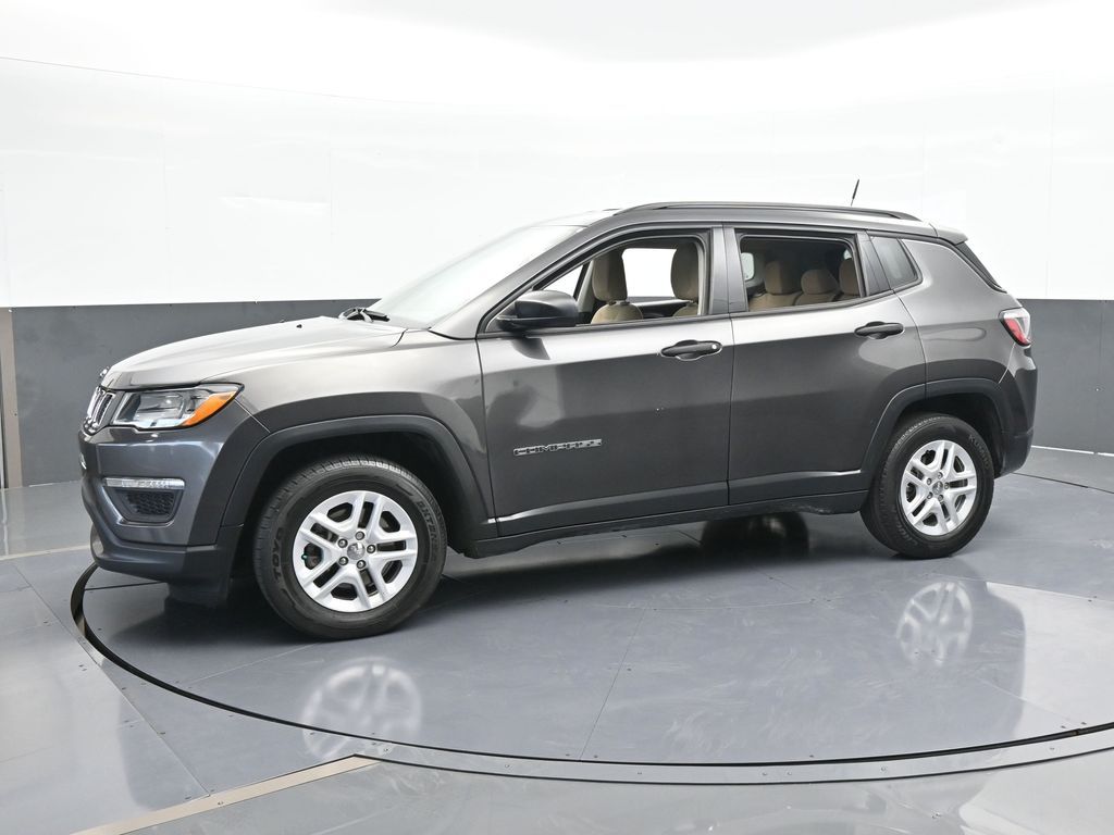 Used 2018 Jeep Compass Sport with VIN 3C4NJCAB5JT227158 for sale in Miami Lakes, FL