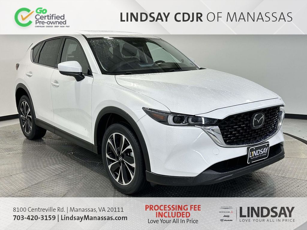 Rhodium White Metallic 2023 Mazda CX-5 2.5 S Premium AWD SUV / Crossover All-Wheel Drive 6-Speed Automatic