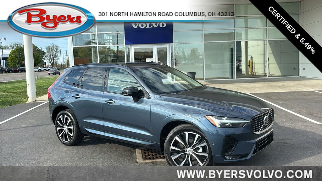 Denim Blue Metallic 2025 Volvo XC60 B5 Plus Dark Theme AWD SUV / Crossover All-Wheel Drive Automatic