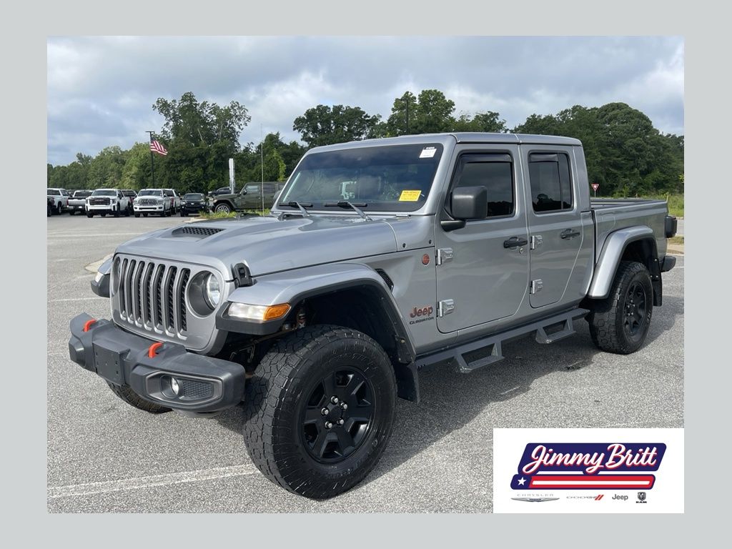 Billet Silver Metallic Clearcoat 2021 Jeep Gladiator Pickup Truck Four-Wheel Drive 8-Speed Automatic