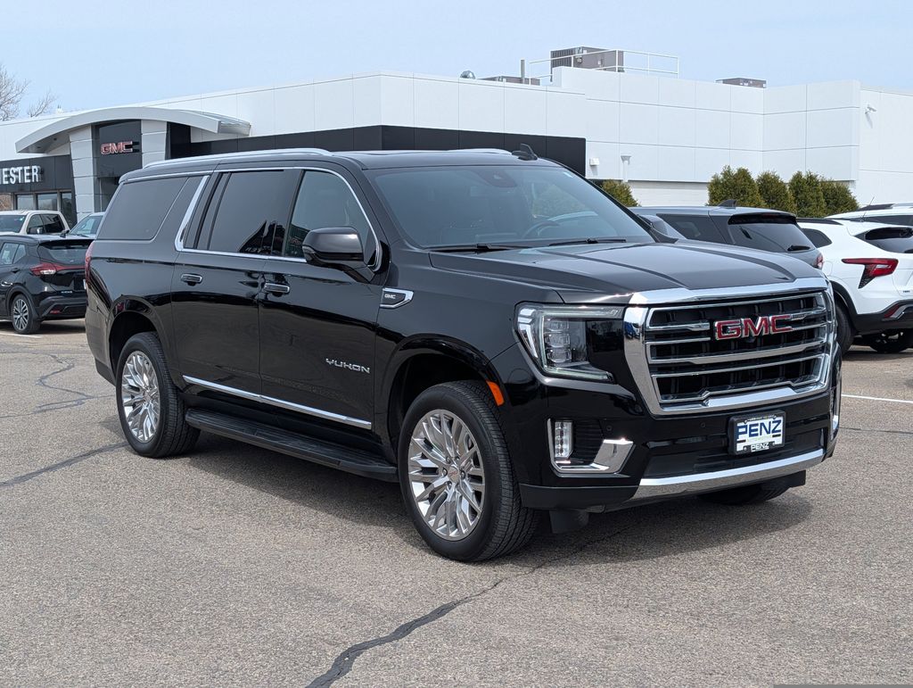 Onyx Black 2024 GMC Yukon XL SLT 4WD SUV / Crossover Four-Wheel Drive