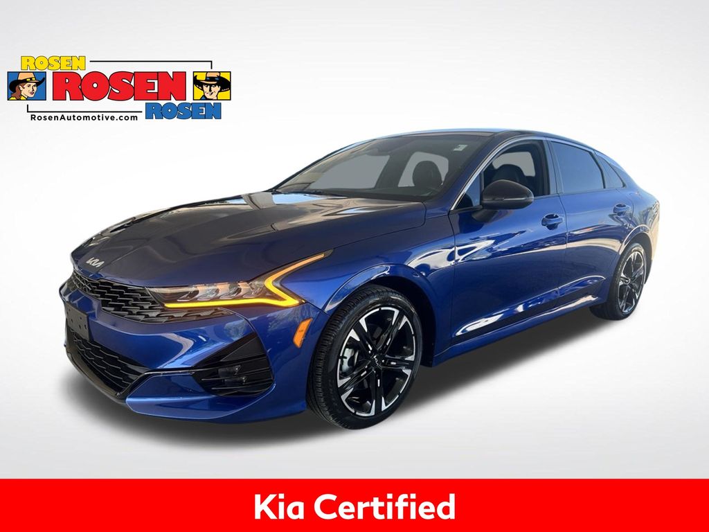 Sapphire Blue 2024 Kia K5 Sedan Front-Wheel Drive 8-Speed Automatic