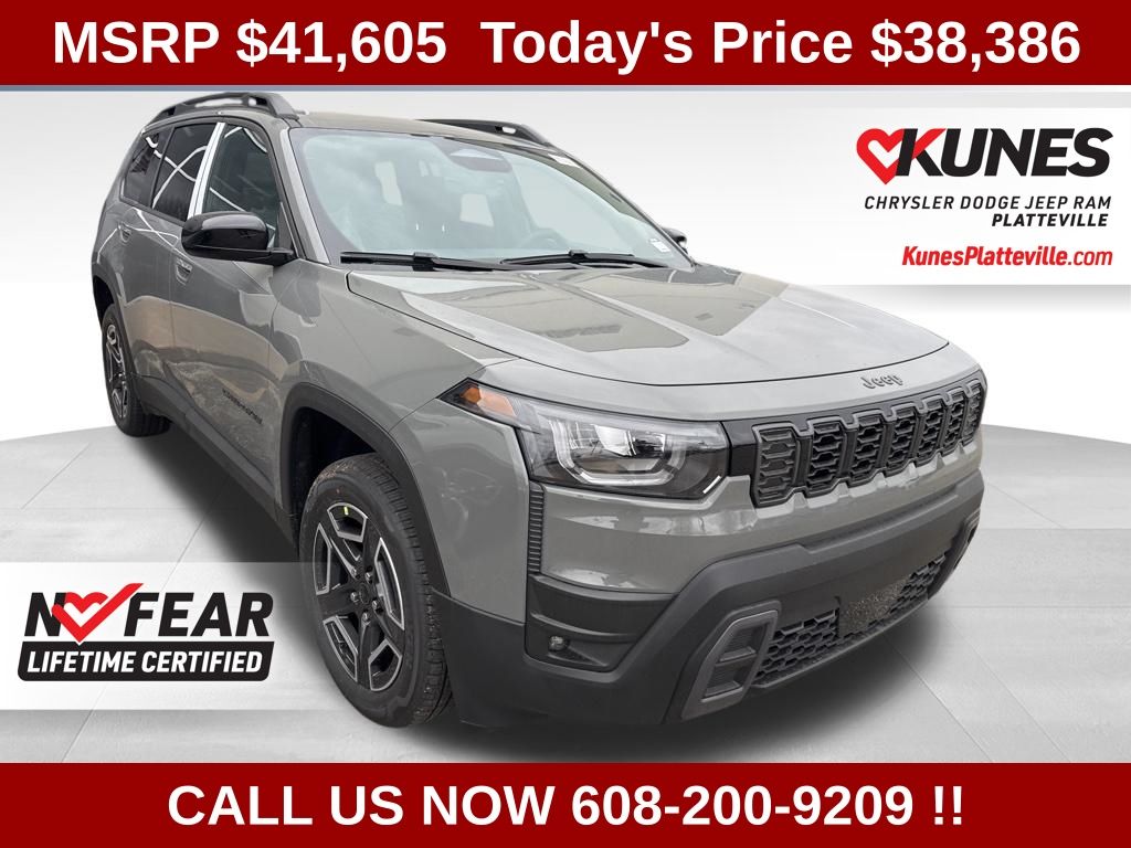 Sting-Gray Clearcoat 2026 Jeep Cherokee Laredo 4WD SUV / Crossover Four-Wheel Drive Continuously Variable Transmission