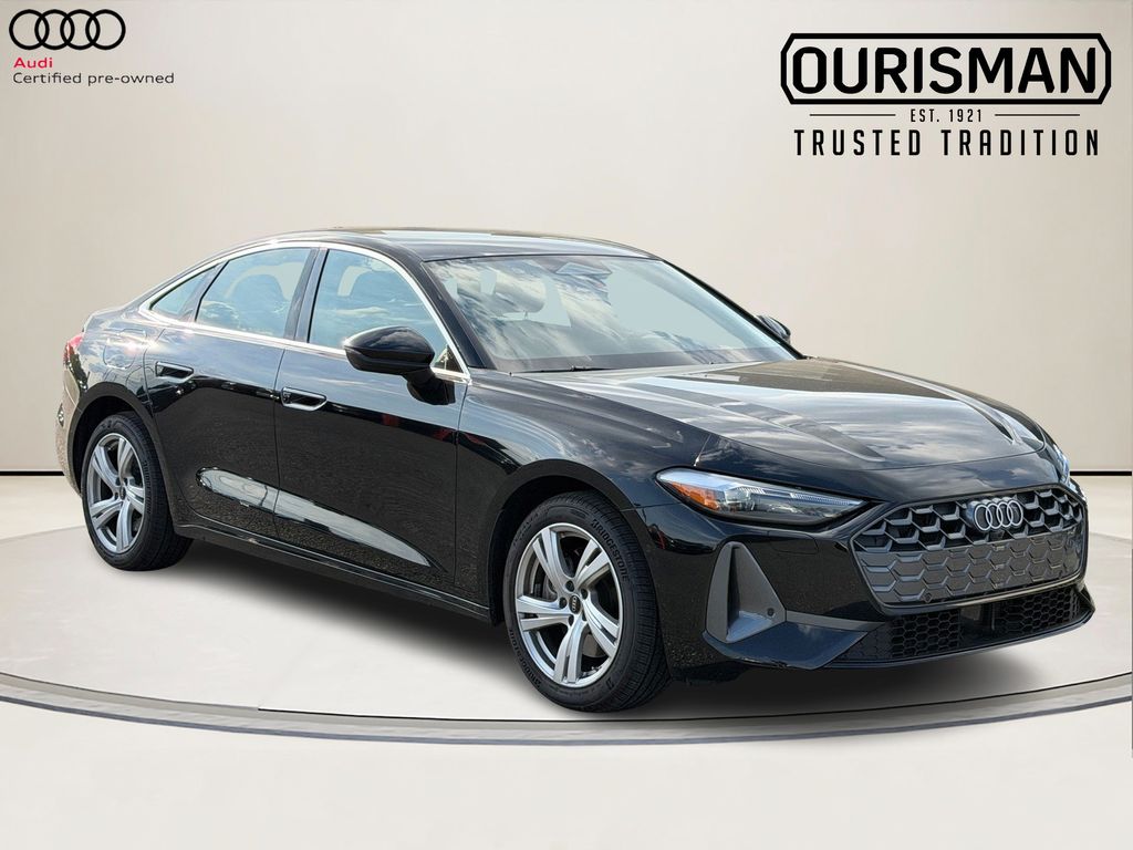 Mythos Black Metallic 2025 Audi A5 Sedan All-Wheel Drive 7-Speed Automatic