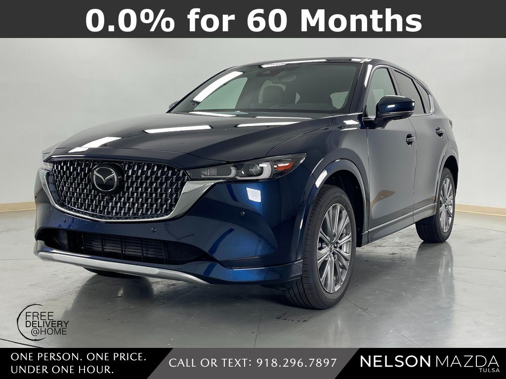 Deep Crystal Blue Mica 2025 Mazda CX-5 2.5 Turbo Signature AWD SUV / Crossover All-Wheel Drive 6-Speed Automatic