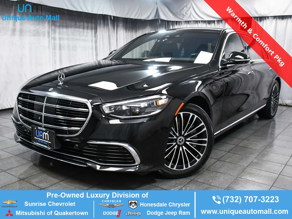 Black 2023 Mercedes-Benz S-Class S 580 4MATIC AWD Sedan All-Wheel Drive 9-Speed Automatic