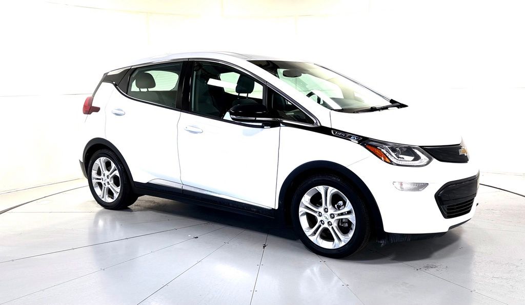 Summit White 2019 Chevrolet Bolt EV Hatchback Front-Wheel Drive 1-Speed Automatic
