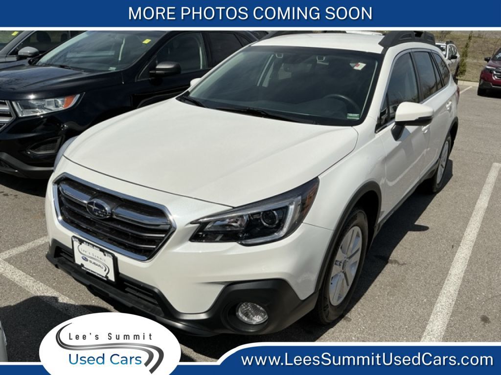 Crystal White Pearl 2019 Subaru Outback 2.5i Premium AWD Wagon All-Wheel Drive Continuously Variable Transmission