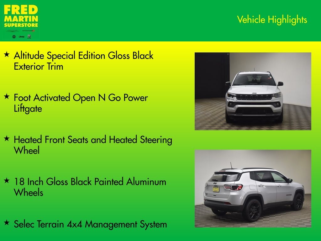 new 2026 Jeep Compass car, priced at $31,030