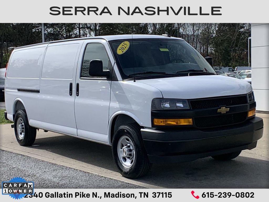 Summit White 2025 Chevrolet Express Cargo 2500 RWD Van Rear-Wheel Drive 8-Speed Automatic Overdrive
