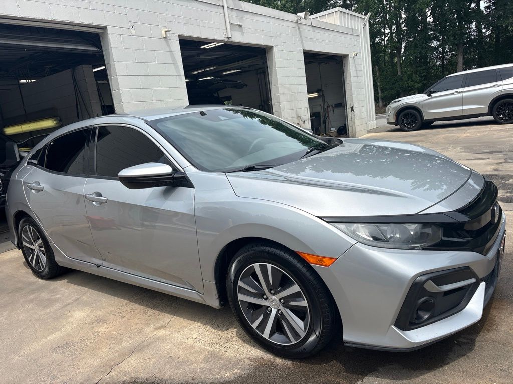 Lunar Silver Metallic 2020 Honda Civic Hatchback Hatchback Front-Wheel Drive Continuously Variable Transmission