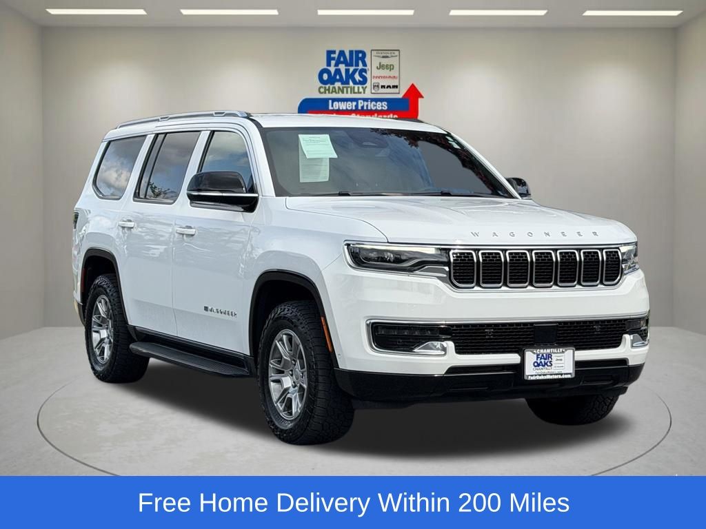 Bright White Clearcoat 2023 Jeep Wagoneer SUV / Crossover Four-Wheel Drive 8-Speed Automatic