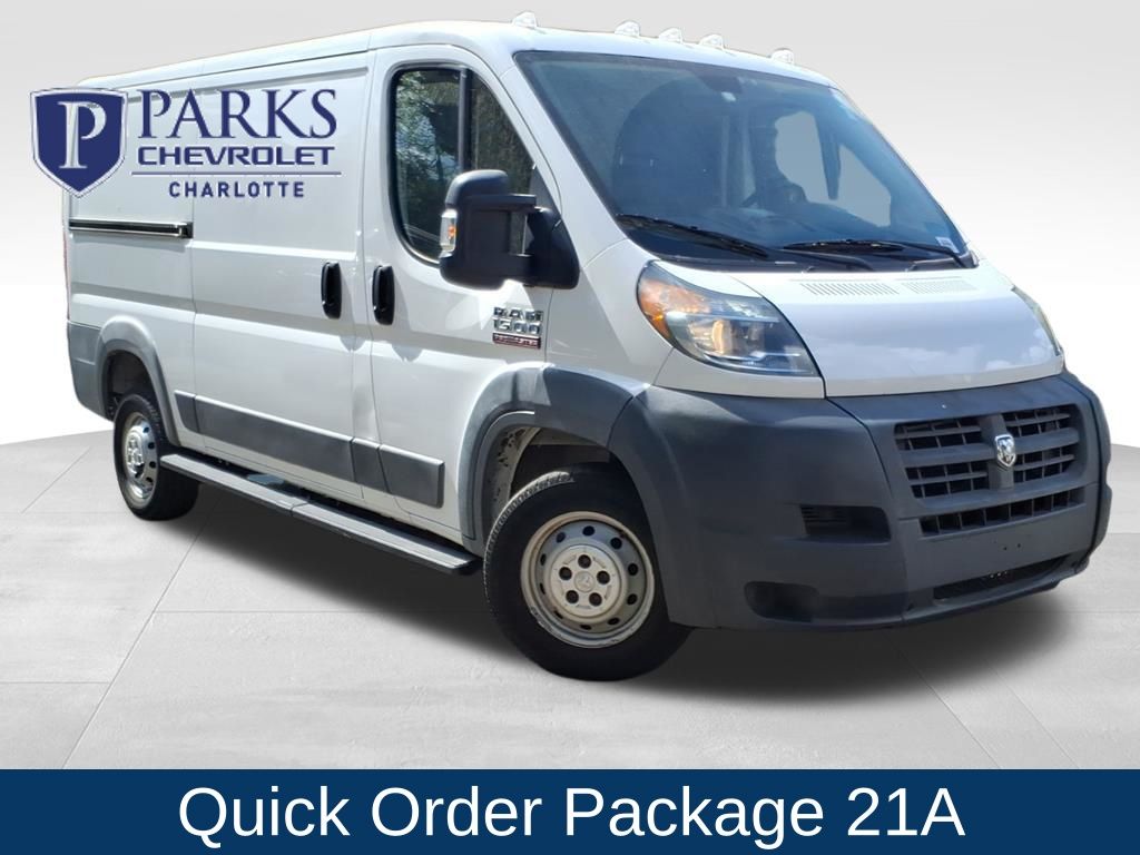 Bright White Clearcoat 2017 RAM ProMaster 1500 136 Low Roof Cargo Van Van Front-Wheel Drive 6-Speed Automatic