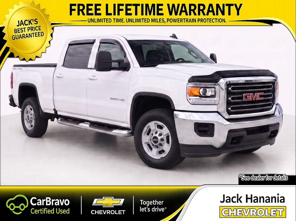 Summit White 2016 GMC Sierra 2500HD Pickup Truck 4X2 6-Speed Automatic Overdrive