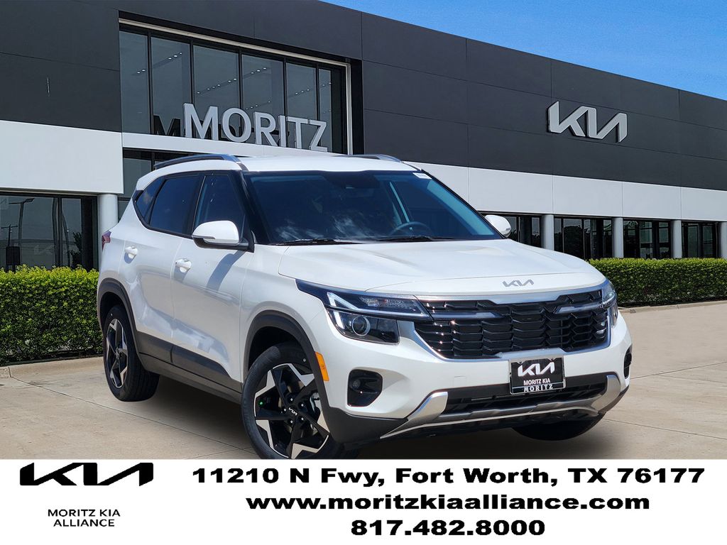 Snow White Pearl 2026 Kia Seltos SUV / Crossover Front-Wheel Drive Continuously Variable Transmission